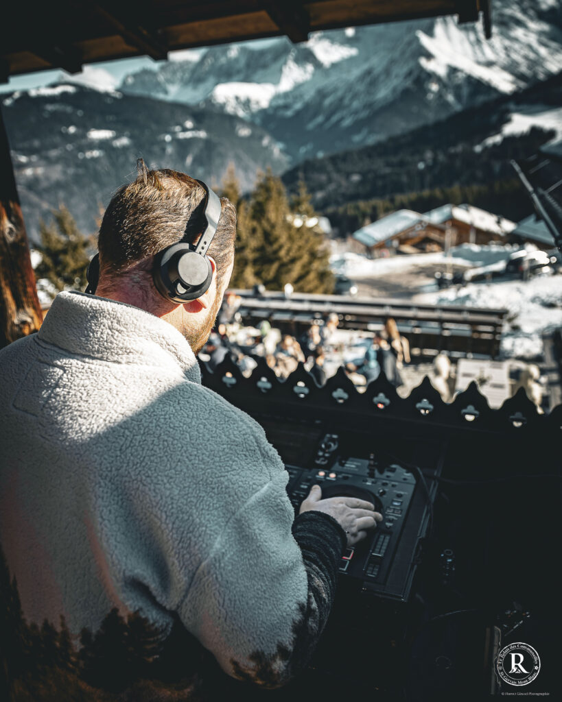 Événement musical sur notre terrasse panoramique face au Mont-Blanc.